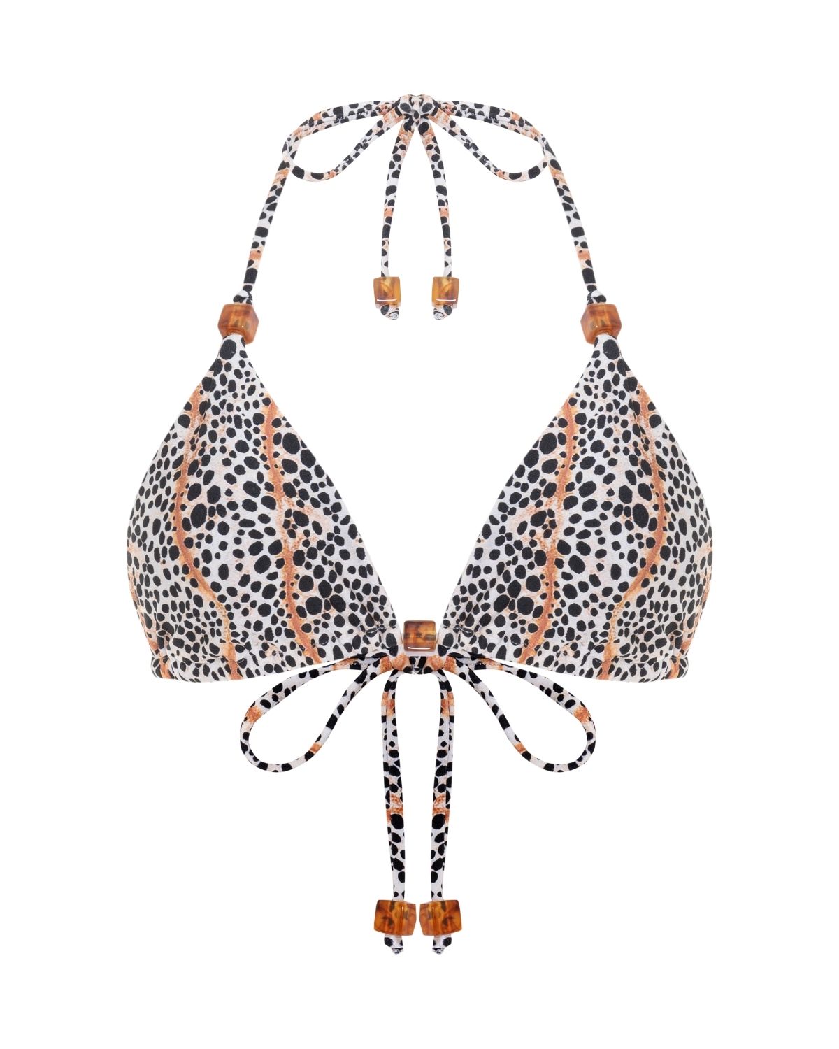 SPECKLED POA LACE BIKINI TOP