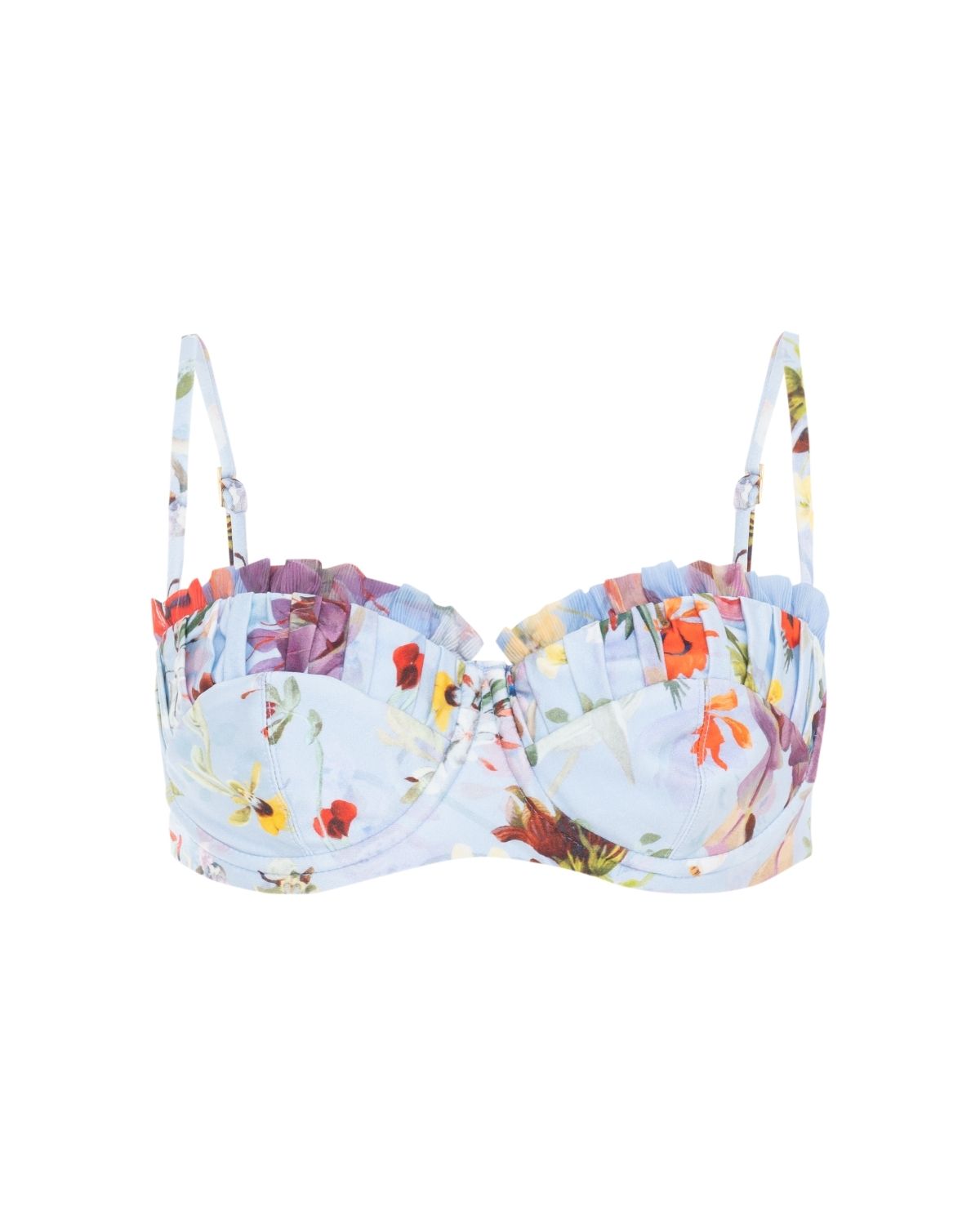 LILY FLOWER UNDERWIRE BIKINI TOP