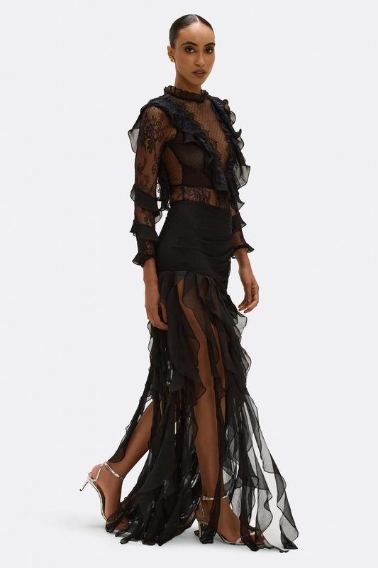 LAILA LACE MAXI SKIRT