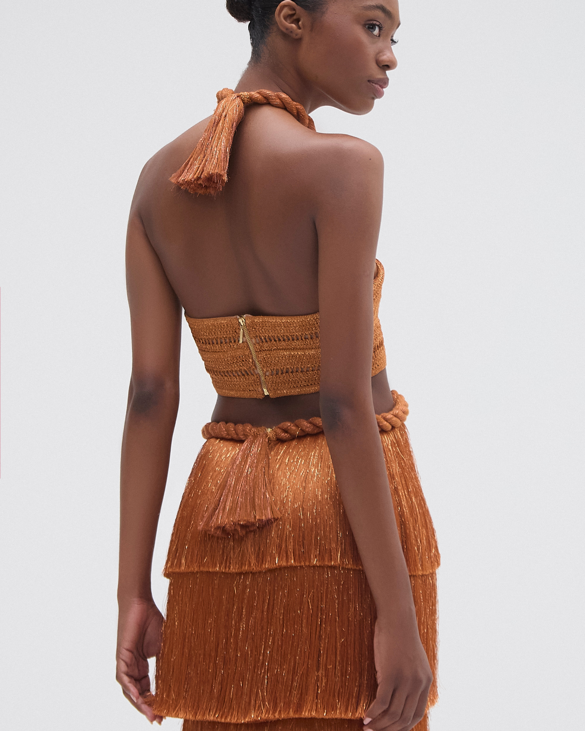 PAMPAS FRINGE DRESS