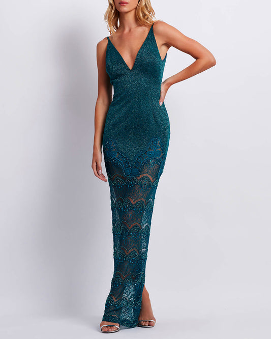 PREORDER: Stardust Embroidered Maxi Dress (EXCLUSIVE)
