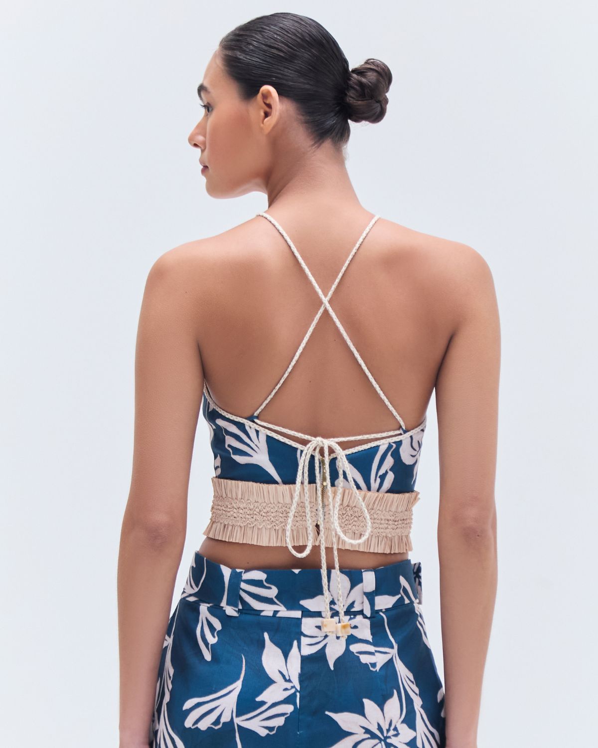 ARTICHOKE HALTERNECK TOP