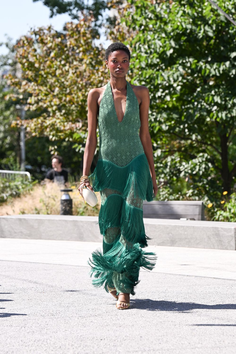 ESMERALDA FRINGES MAXI DRESS (RUNWAY)