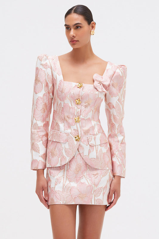 PETAL JACQUARD JACKET