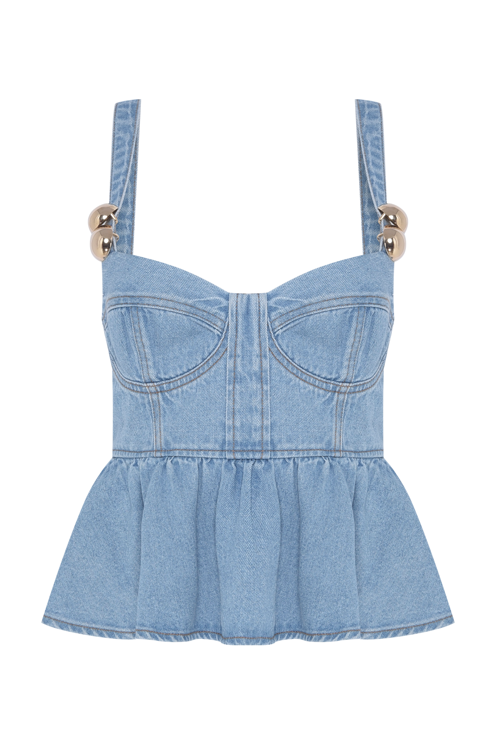 MARINA DENIM TOP