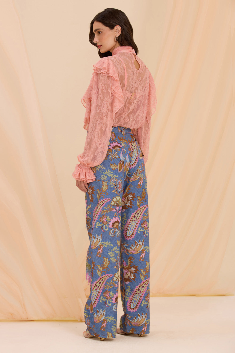BOHO DENIM PANTS