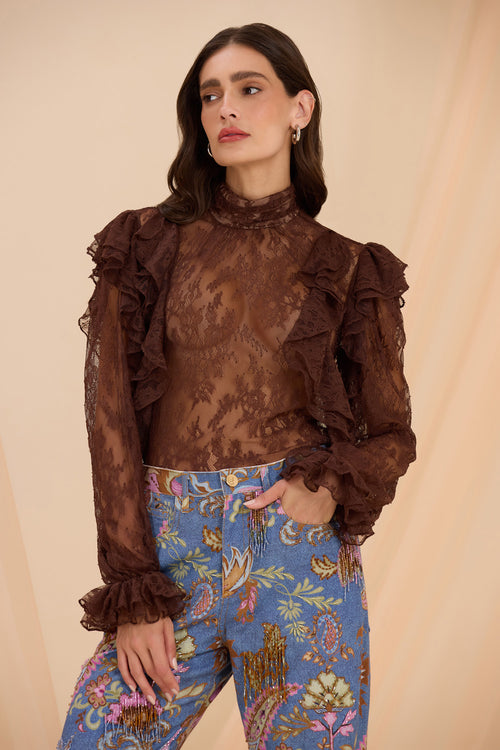 LENY LACE TOP