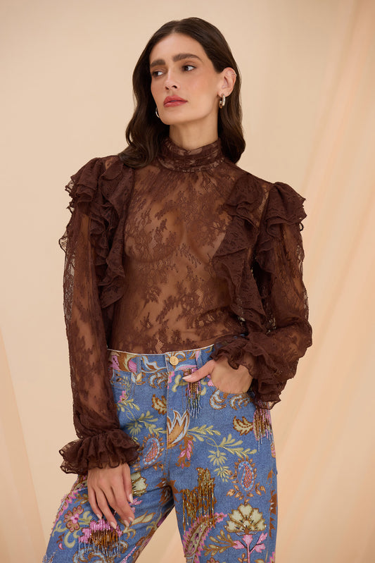 LENY LACE TOP