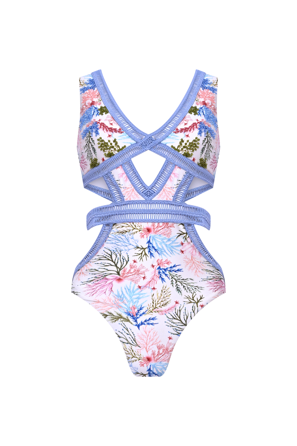 SEAWEED EMBROIDERED BODYSUIT