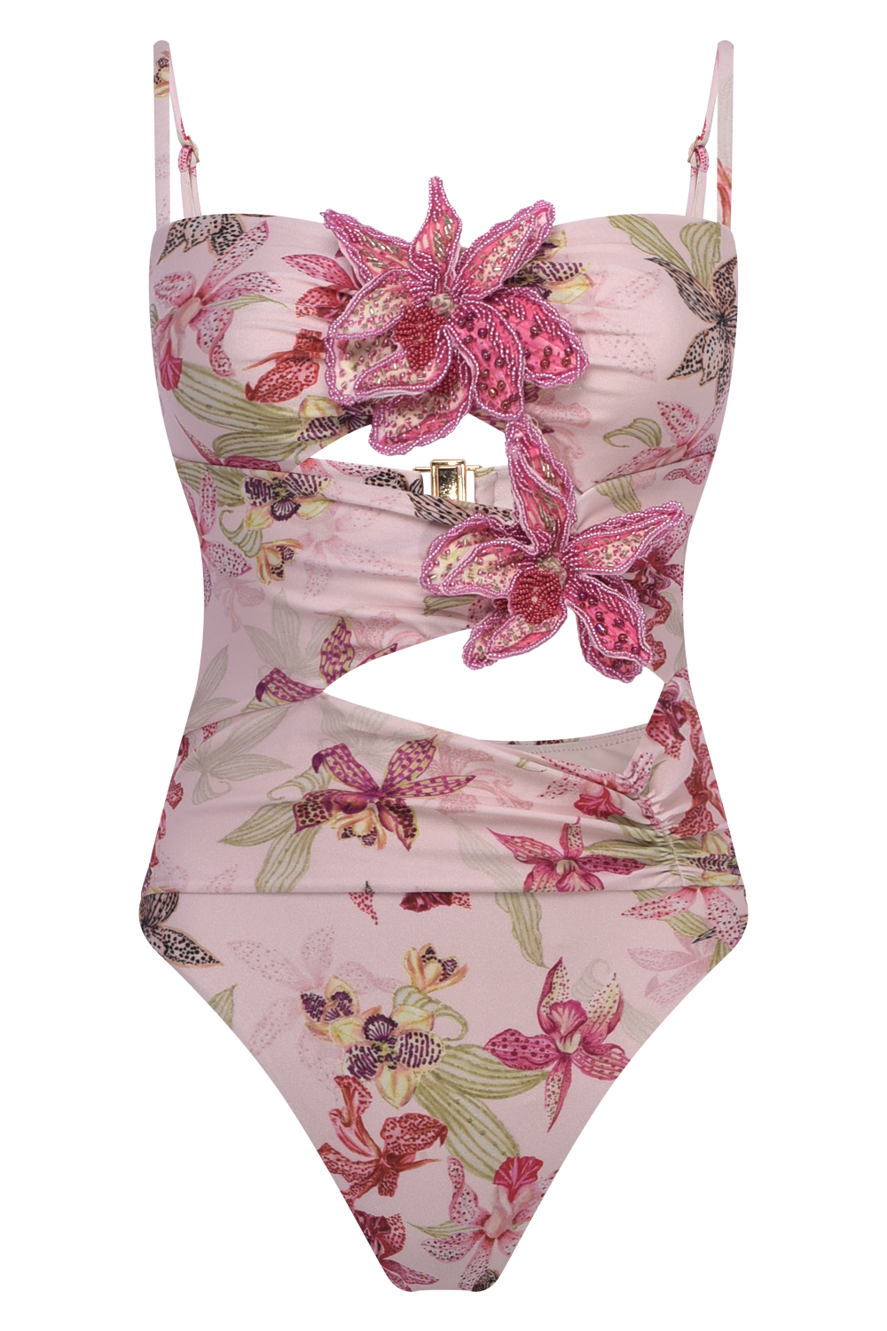 ORCHID BLOOM BEADED BODYSUIT