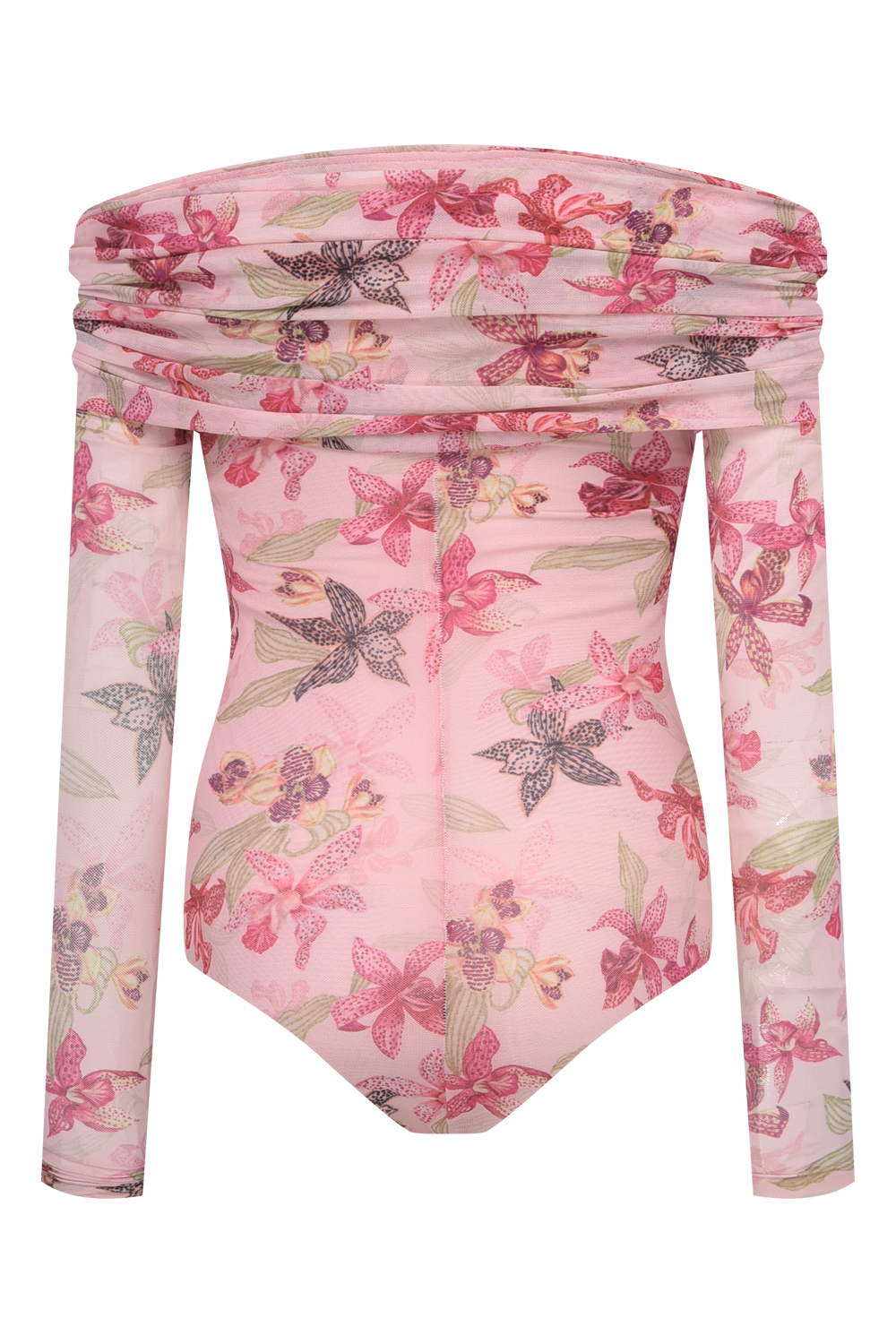 ORCHID BLOOM TULLE BODYSUIT
