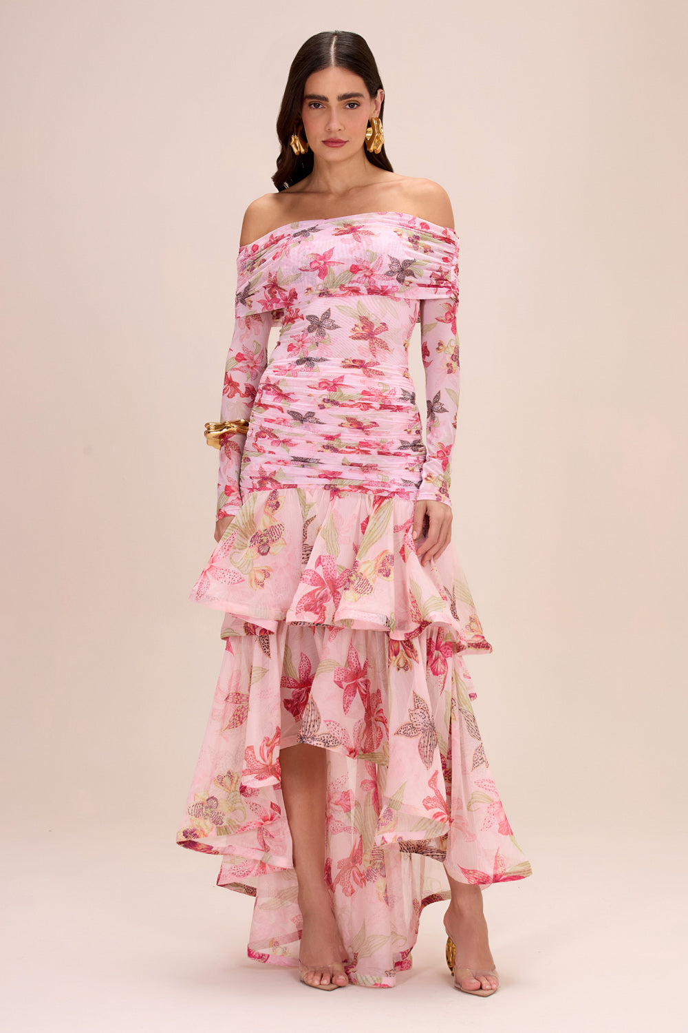 ORCHID BLOOM TULLE BODYSUIT