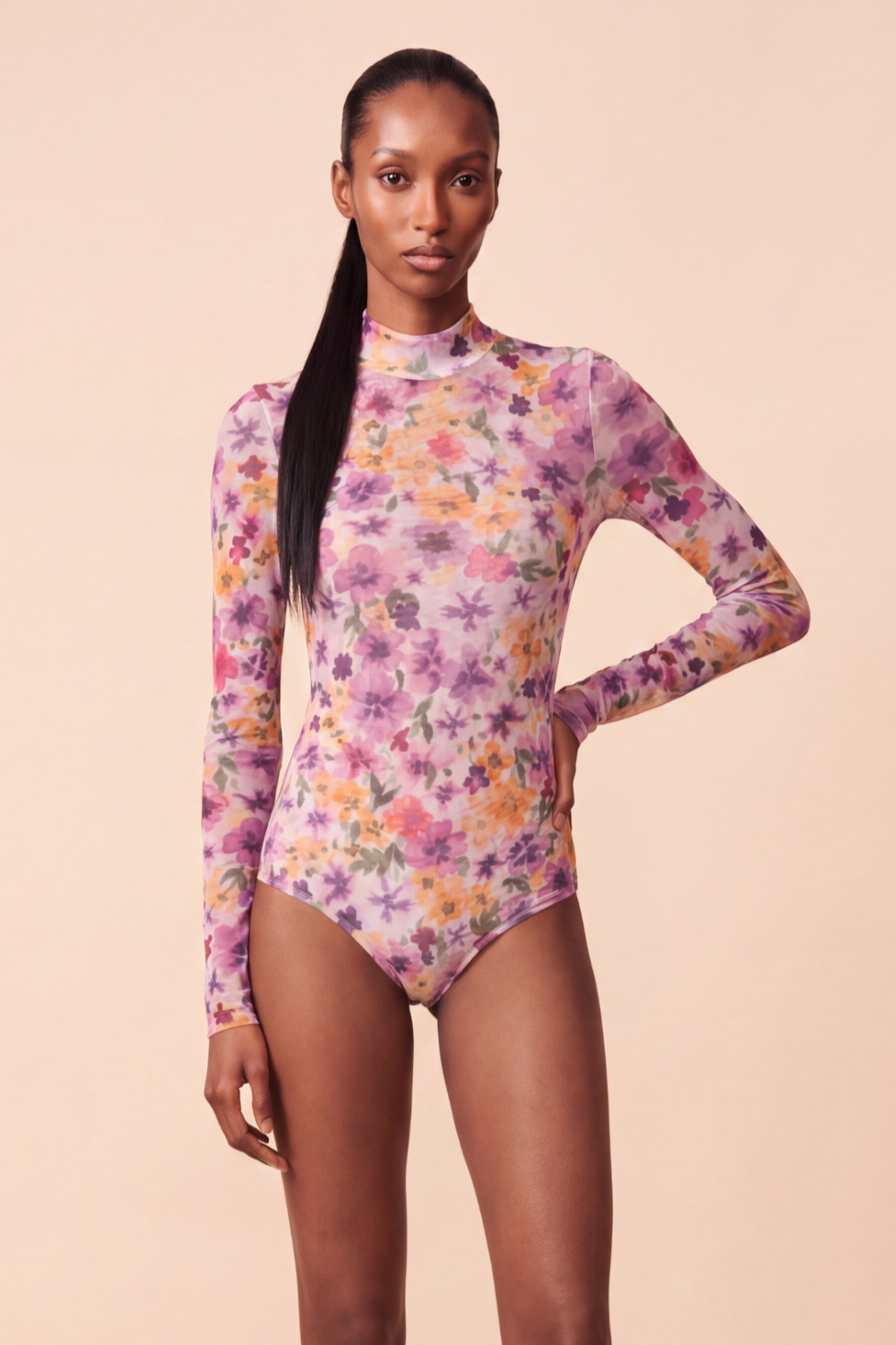 WALLERY TULLE BODYSUIT (RUNWAY)