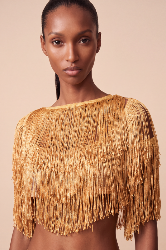 SUNBEAM FRINGE TOP (RUNWAY)