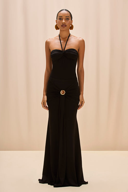 MOONLIT JERSEY MAXI SKIRT