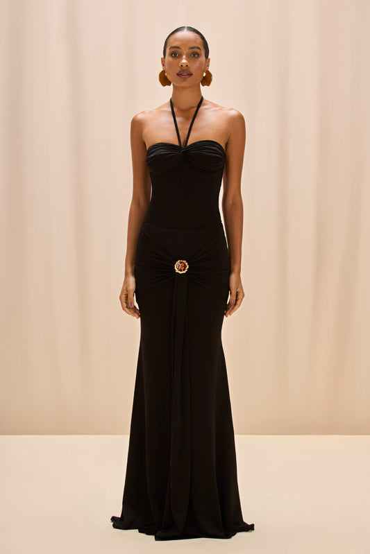 MOONLIT JERSEY MAXI SKIRT