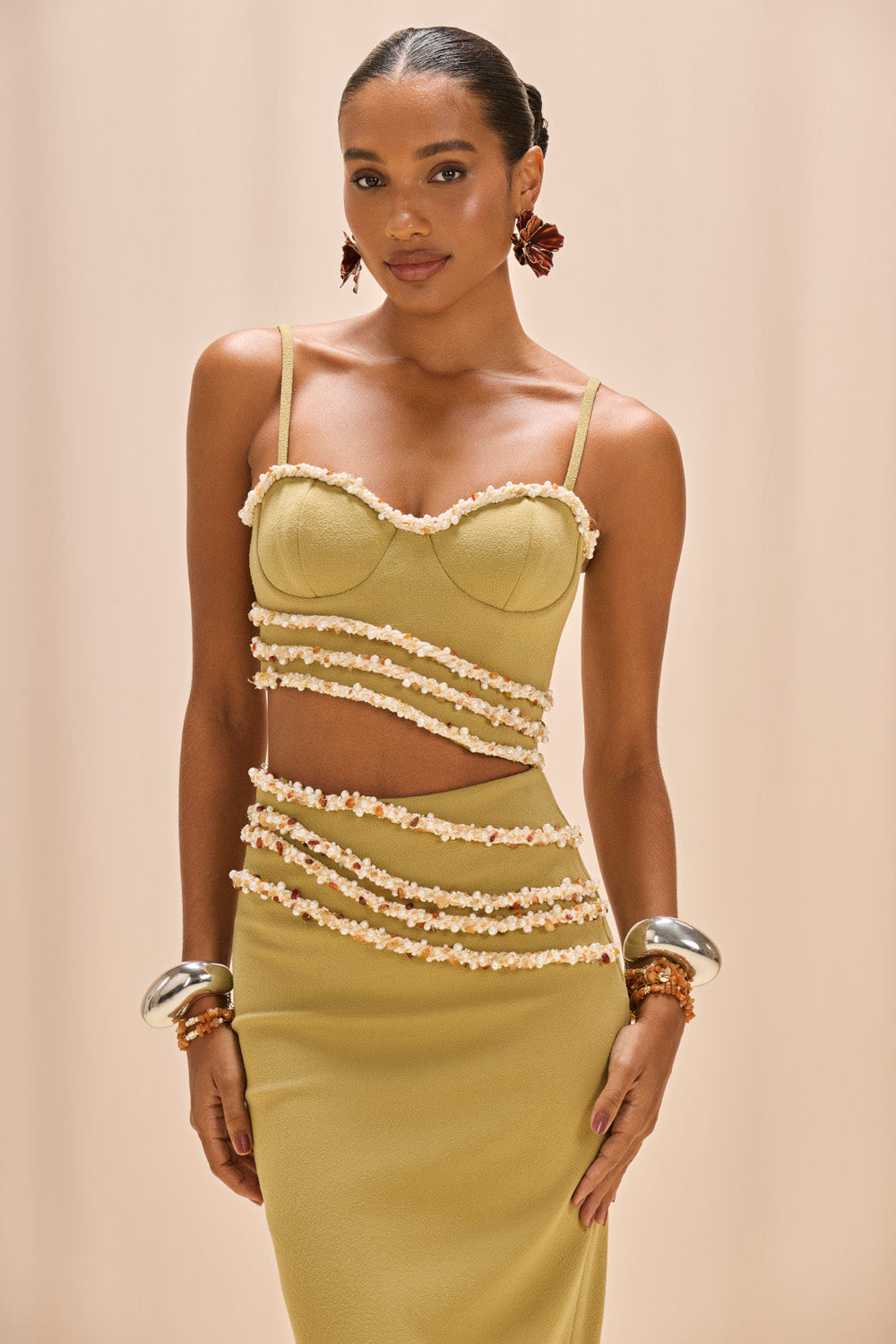 JADE KNIT EMBROIDERED TOP