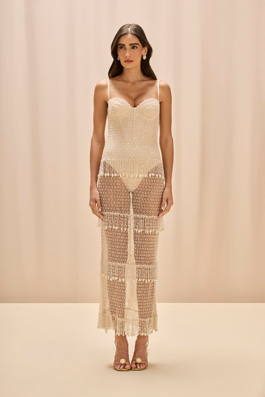 CROCHET BLOOM BEACH DRESS