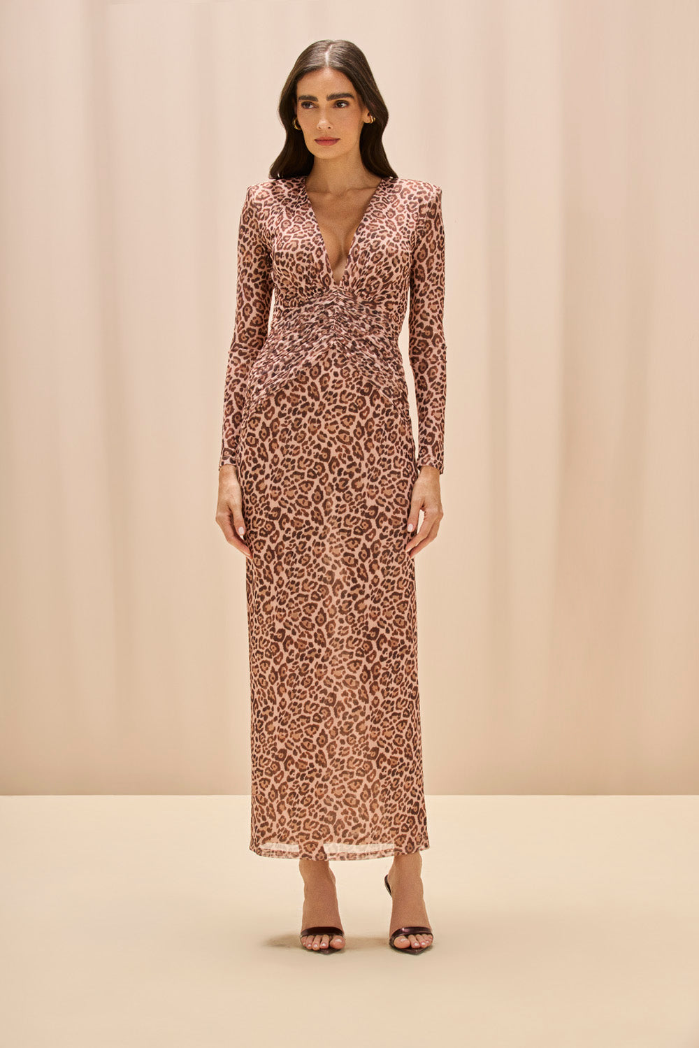 PANTHERA TULLE MAXI DRESS