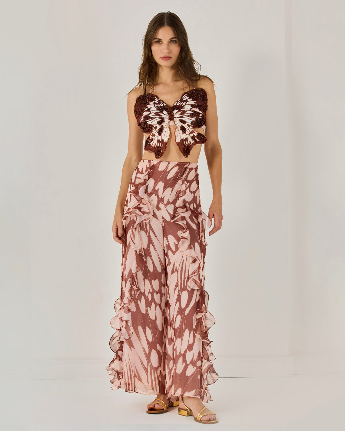 BUTTERFLY FLUTTER PANTS (RUNWAY)