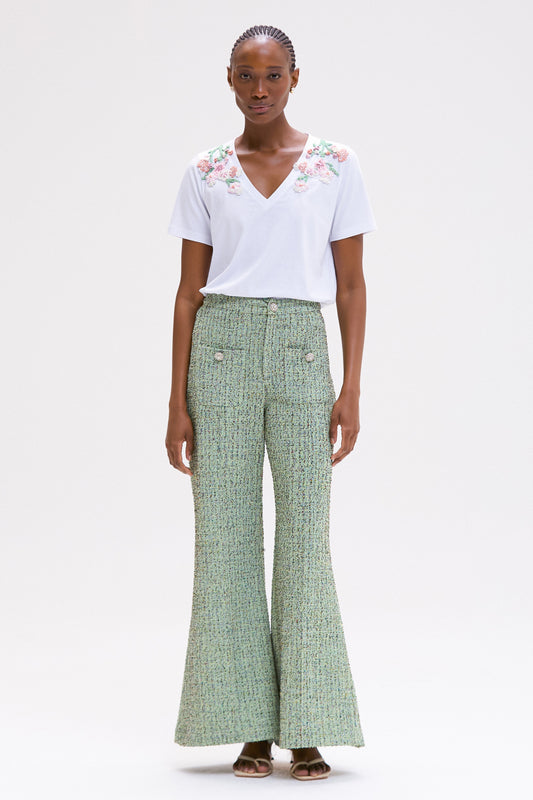 CRYSTAL TWEED PANT