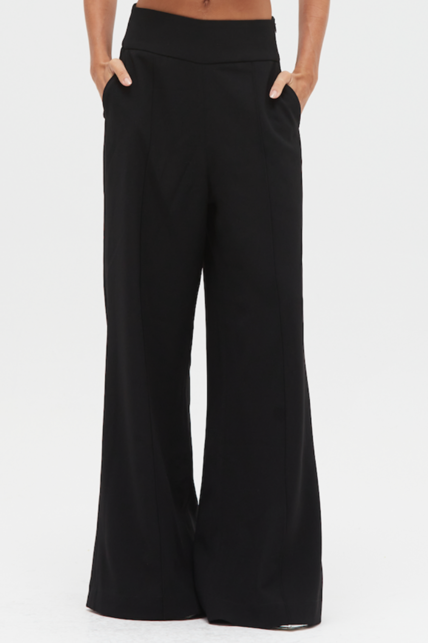 WIDE LEG CREPE PANT