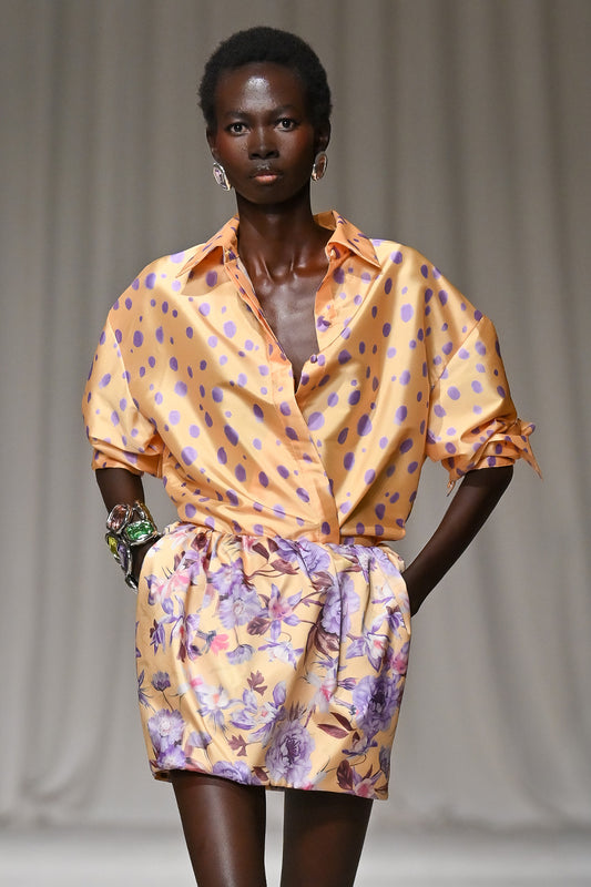 PEONY DOTS TOP (RUNWAY)
