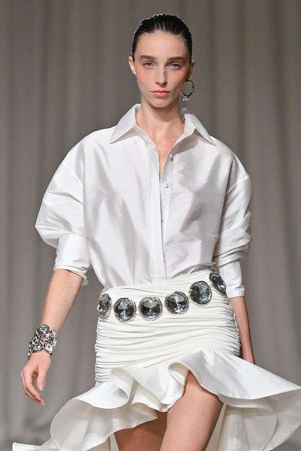 TAFFETA PATRICIA SHIRT (RUNWAY)