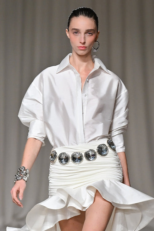 TAFFETA PATRICIA SHIRT (RUNWAY)