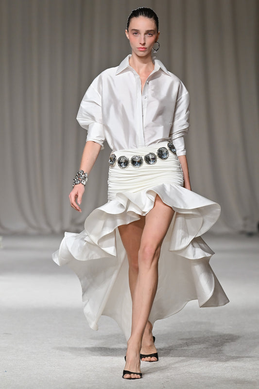 TAFFETA PATRICIA SHIRT (RUNWAY)