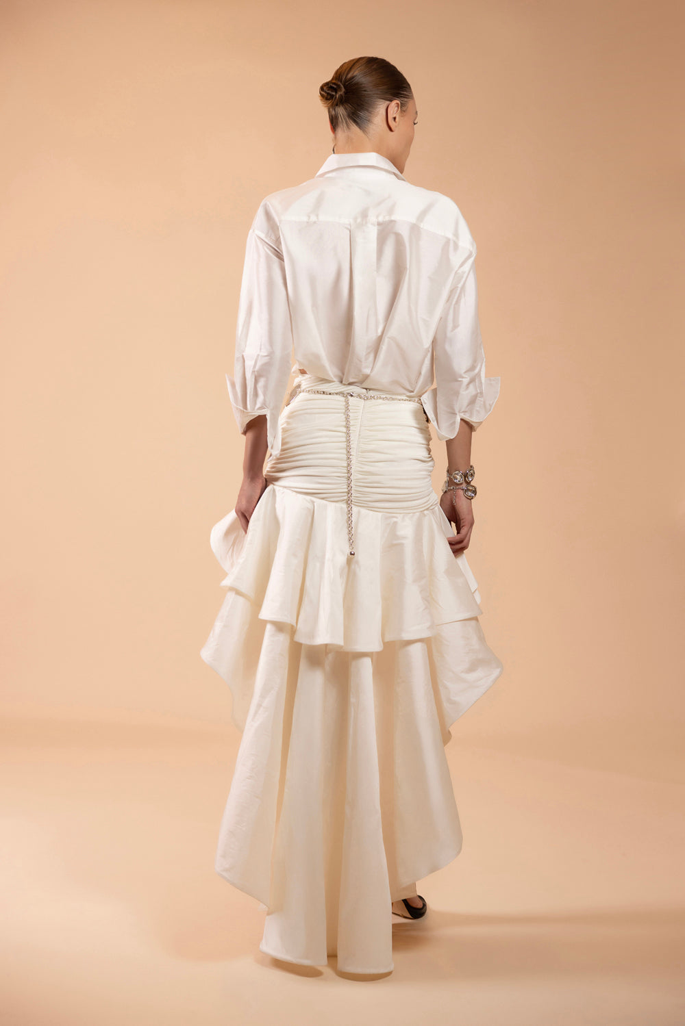 TAFFETA TARSILA MAXI SKIRT (RUNWAY)