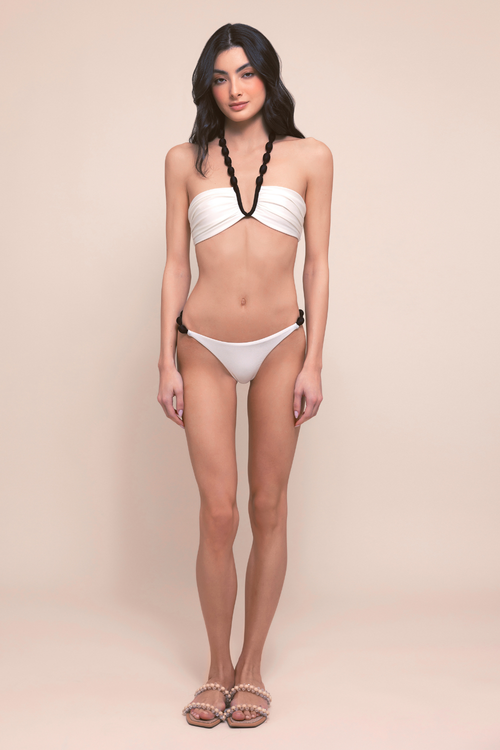 MIDNIGHT BLOOM BIKINI TOP