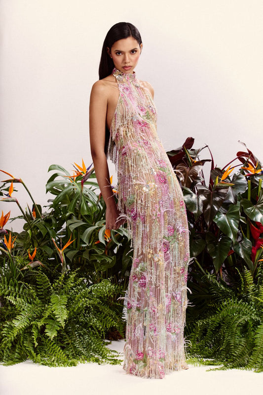 BLOOM GARDEN EMBROIDERY DRESS (RUNWAY)