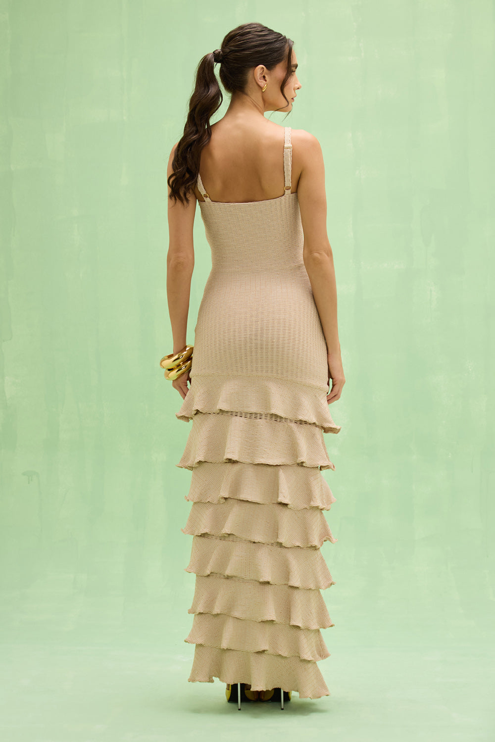 STELLA MESH MAXI DRESS