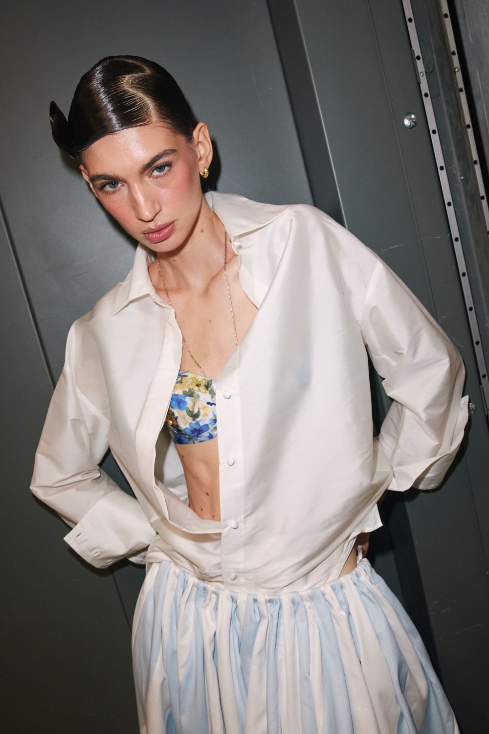 ALBA TAFFETA SHIRT (RUNWAY)
