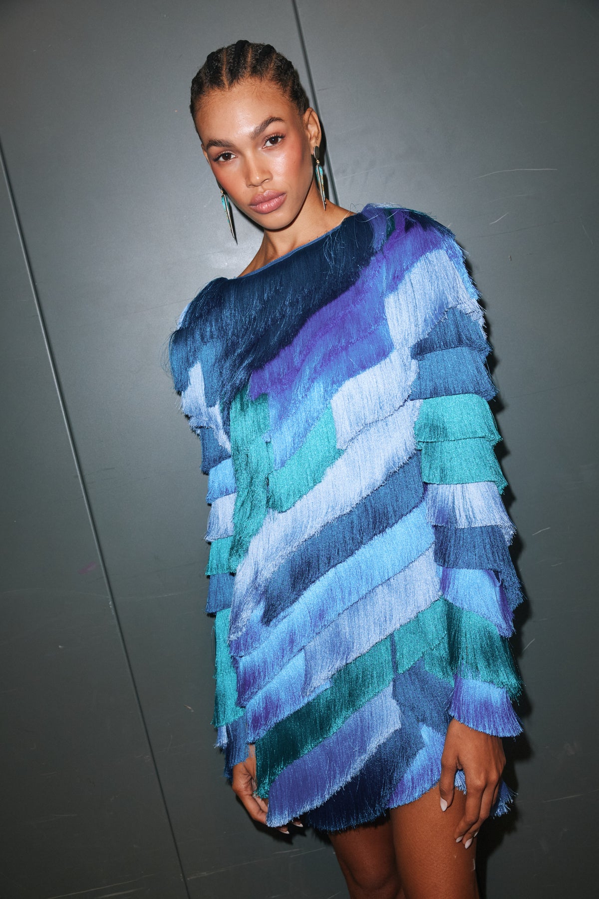 ATLANTICA FRINGE MINI DRESS (RUNWAY)