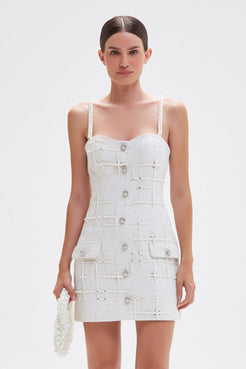 PEARL TWEED SHORT DRESS