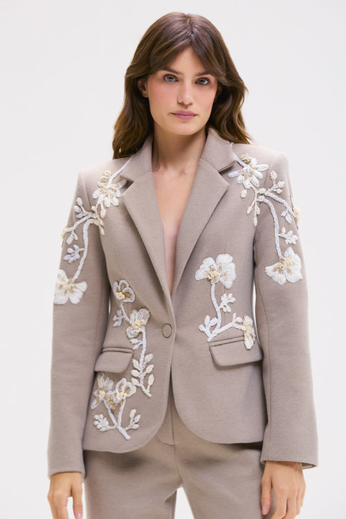 URBAN REFUGE EMBROIDERED BLAZER
