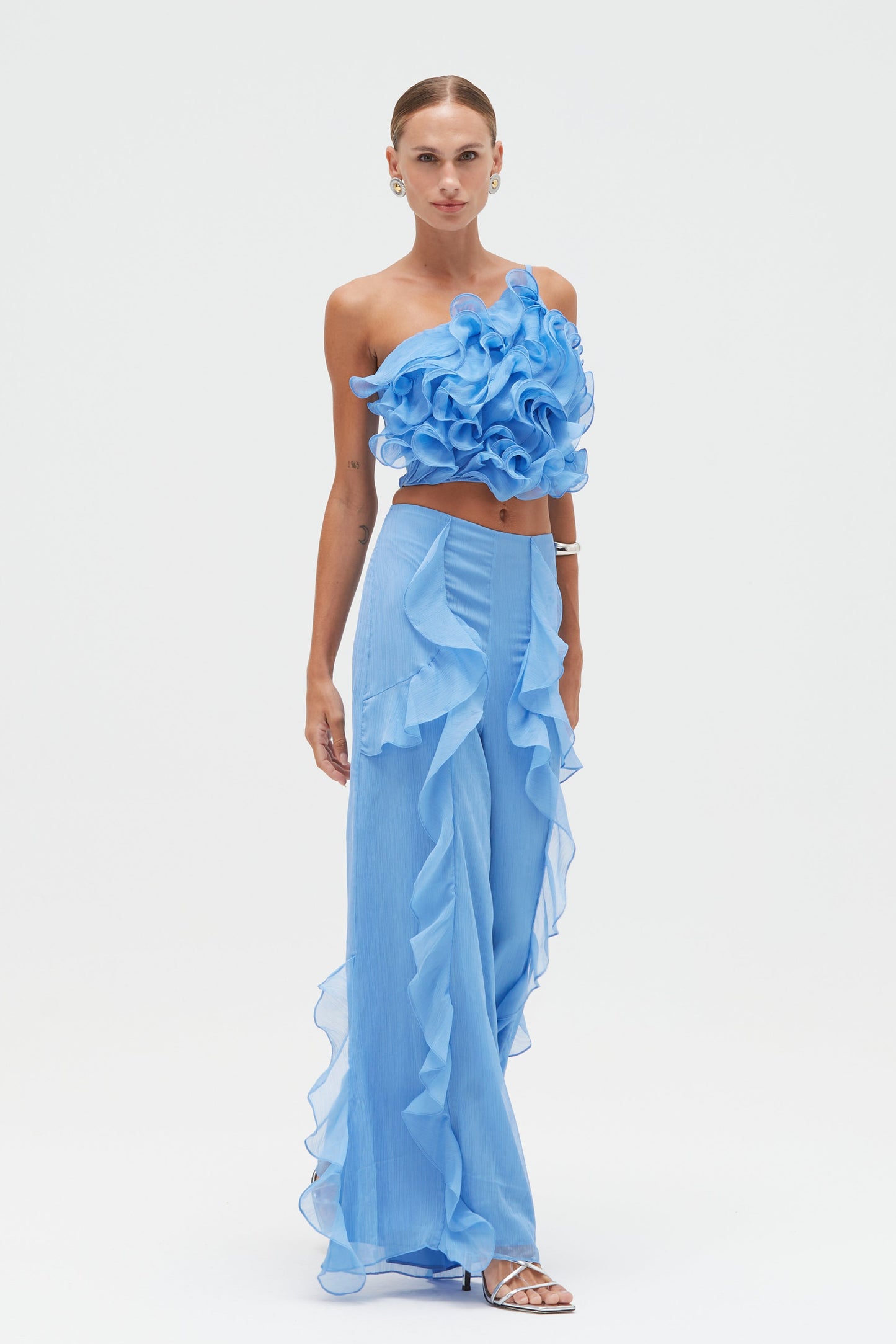 CHIFFON WONDERLAND FLUTTER TOP