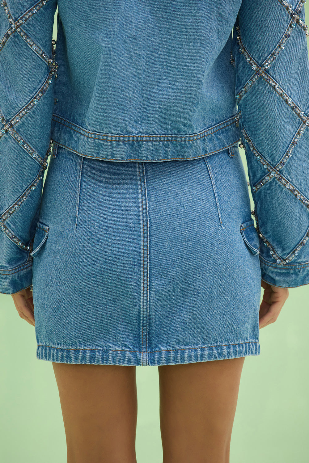 MARINA DENIM MINI SKIRT