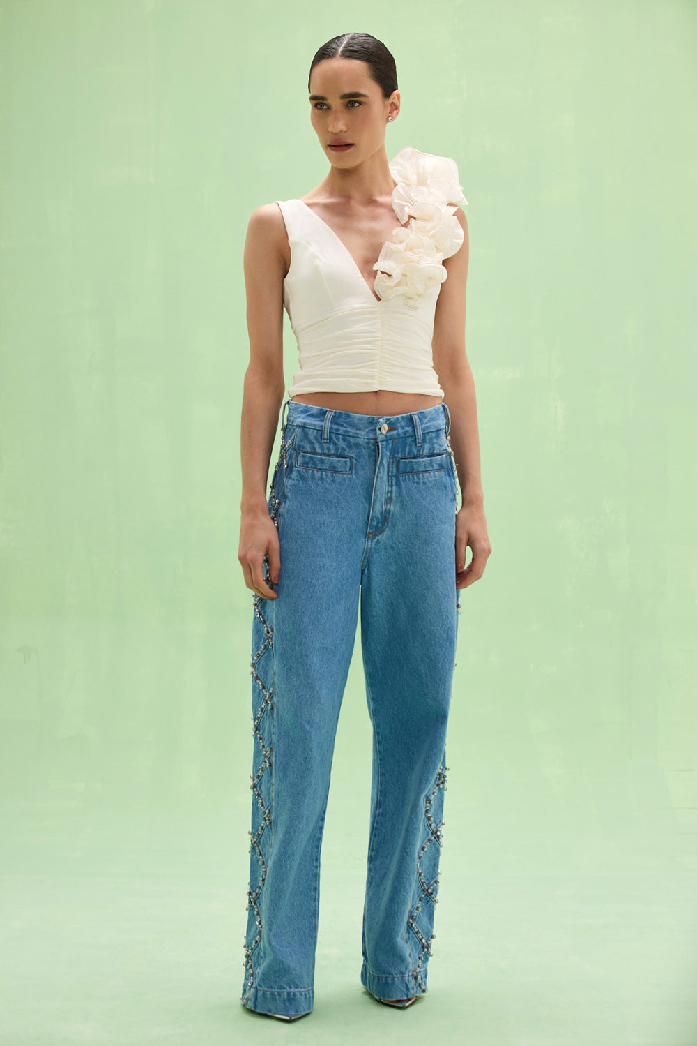 LEILA JERSEY TOP