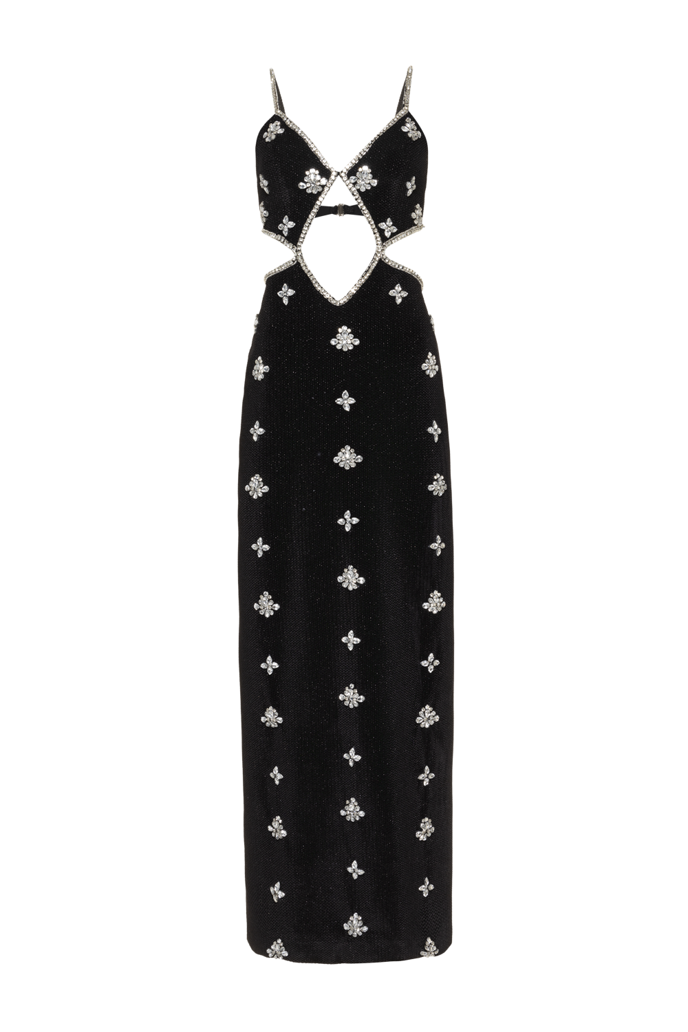 VELVET DEEP MAXI DRESS