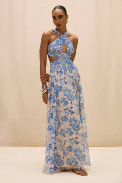 EDEN ROCK SEASHELL CUT OUT MAXI DRESS