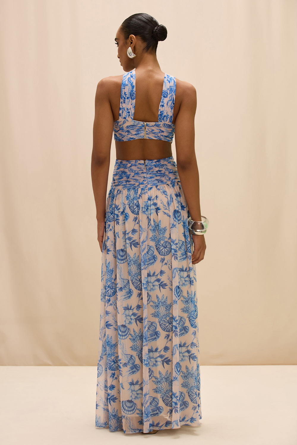 EDEN ROCK SEASHELL CUT OUT MAXI DRESS