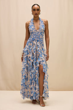 EDEN ROCK SEASHELL PLUNGE GOWN