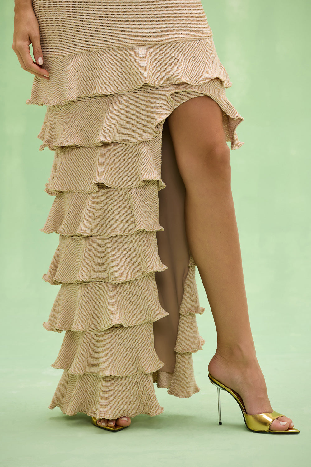 STELLA MESH MAXI DRESS