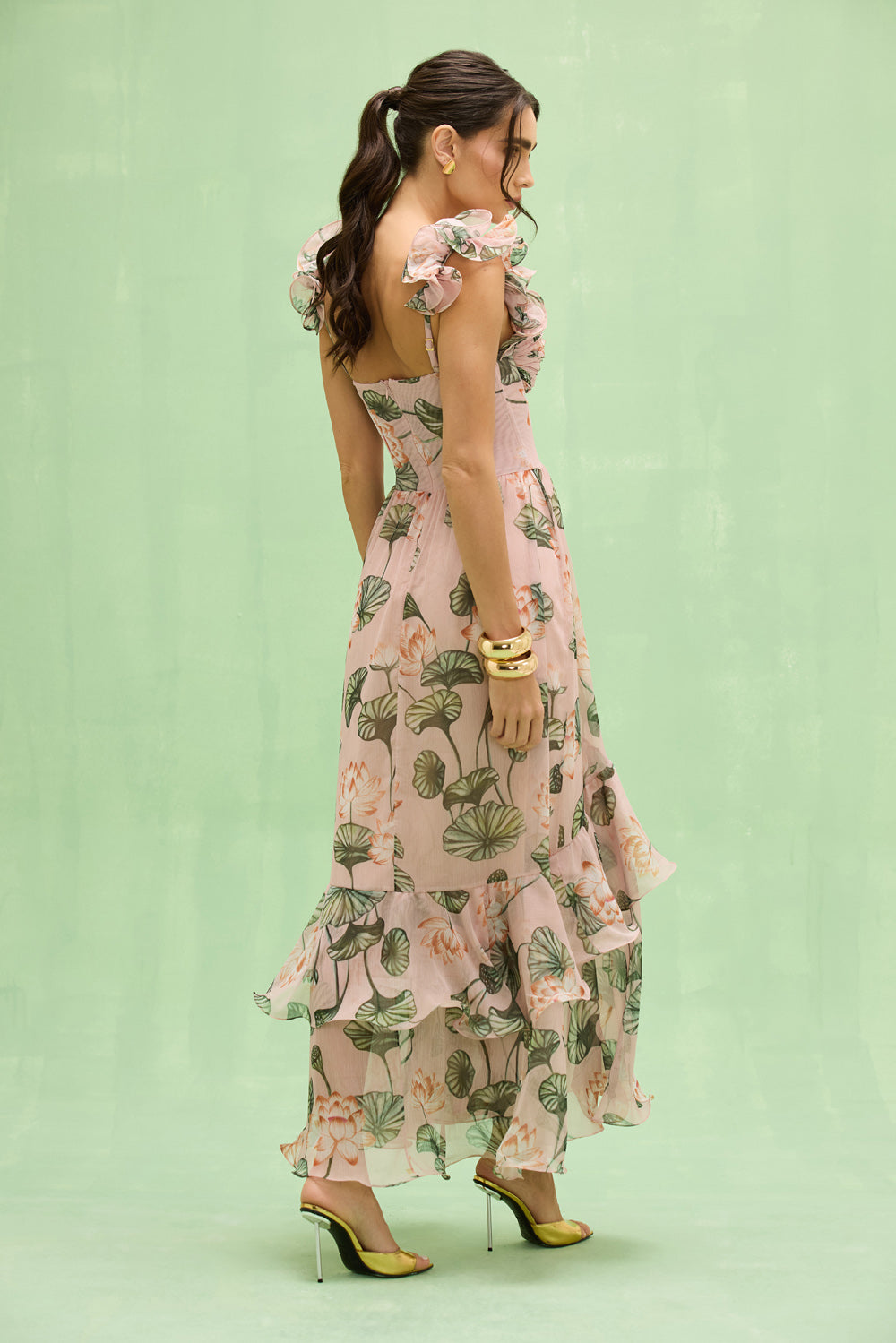 LOTUS CORSET MAXI DRESS