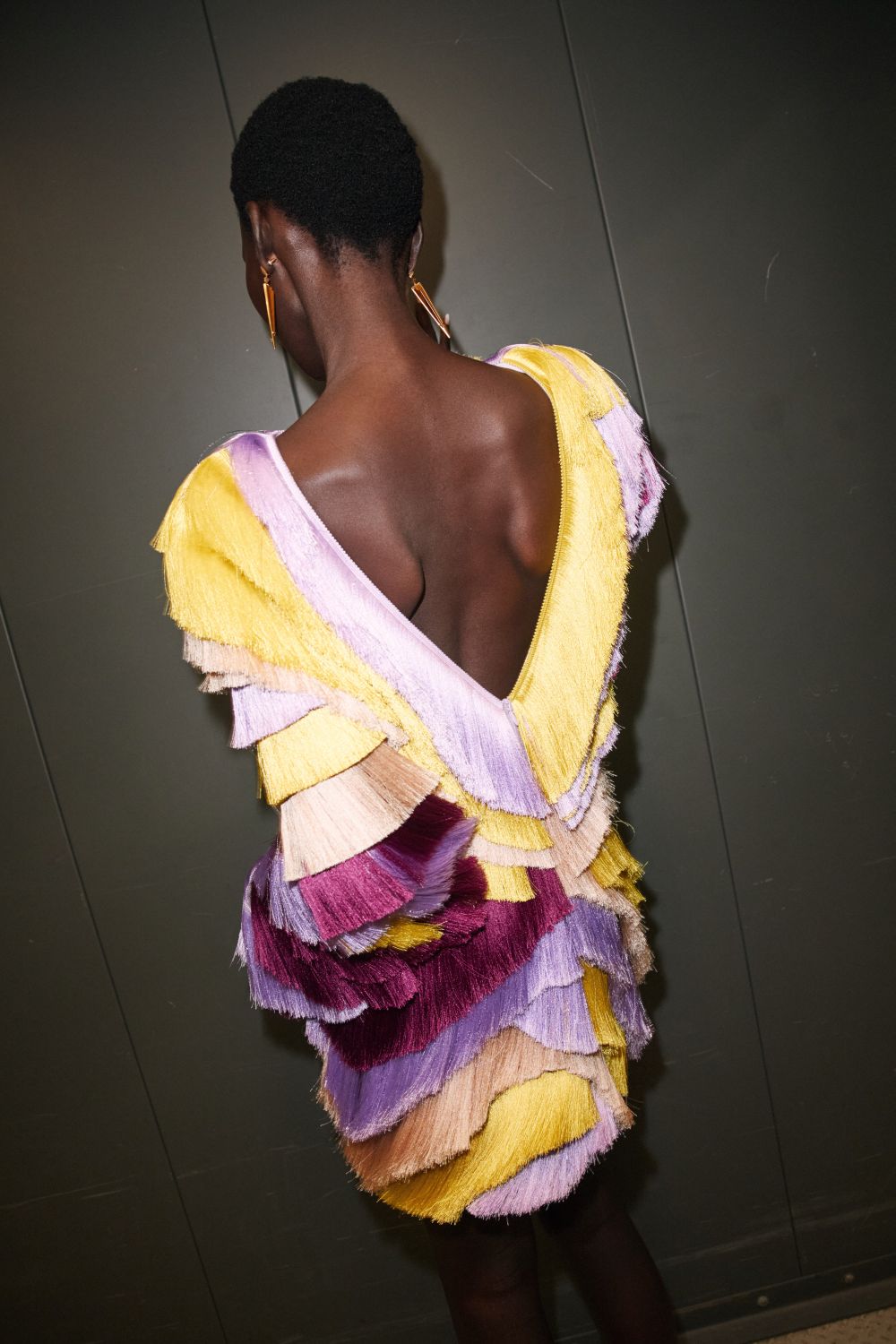 AURORA FRINGE MINI DRESS (RUNWAY)