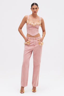 PINK DENIM PANT