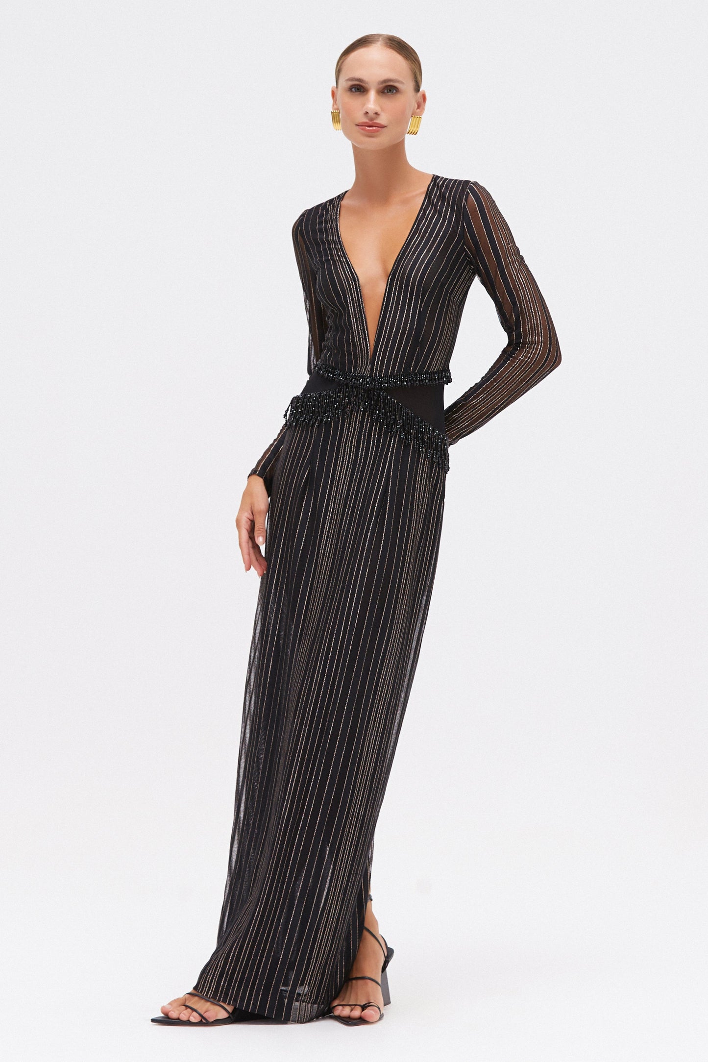 PRISM LUREX GOWN